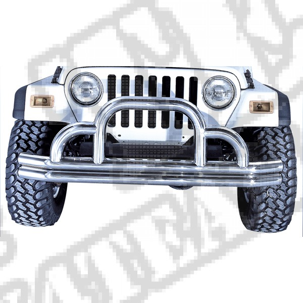 Zderzak rurowy, stal nierdzewna, 55-06 Jeep CJ/Wrangler