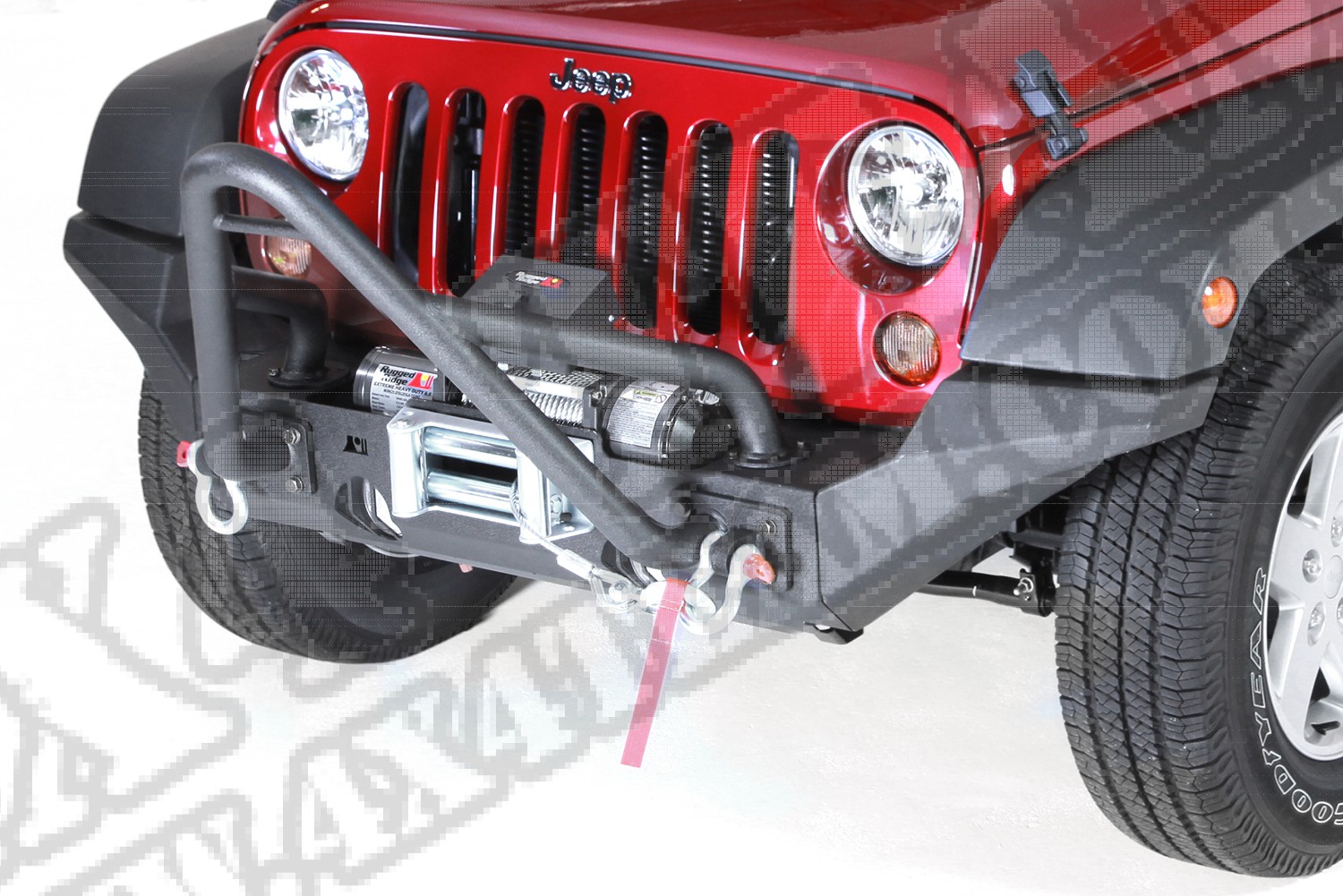 Końce zderzaka modułowego przedniego XHD 07-15 Jeep Wrangler JK