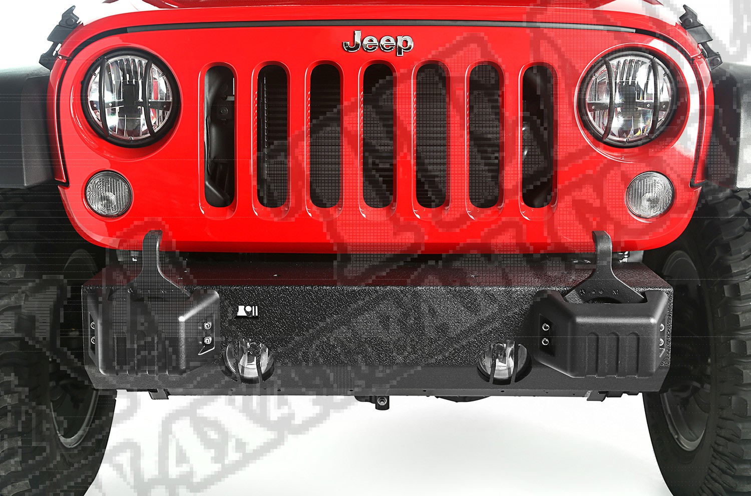 Środkowy element zderzaka modułowego XHD do 07-15 Jeep Wrangler