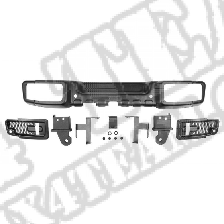 Zderzak tylny Spartacus, czarny, 18-20 Jeep Wrangler JL
