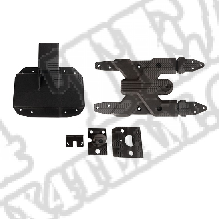 Uchwyt koła zapasowego Spartacus HD z zawiasem, Jeep Wrangler JL