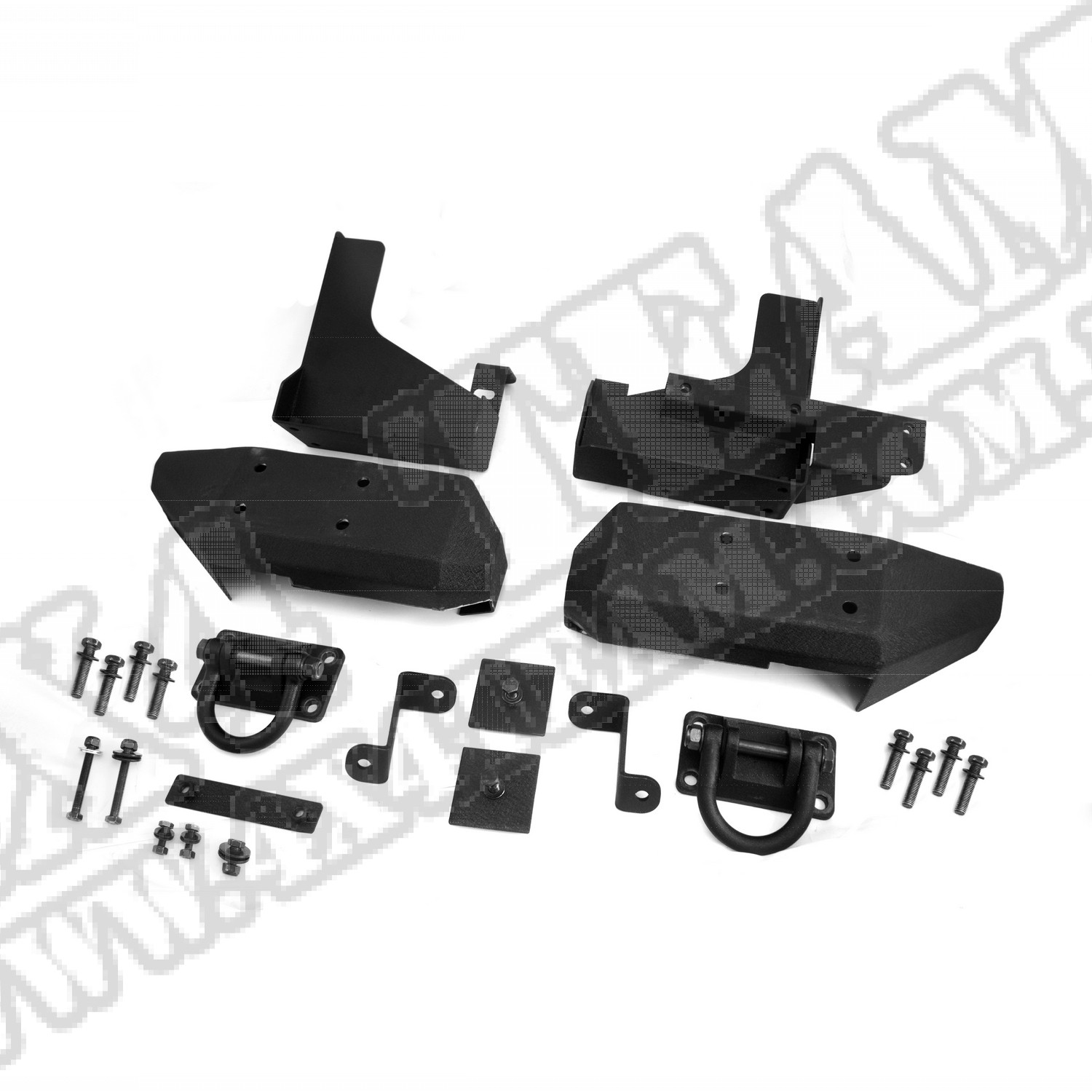 Aluminiowe odboje tylnego zderzaka 07-15 Jeep Wrangler