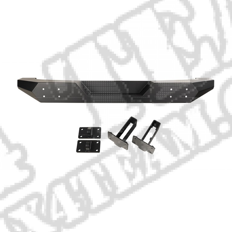 Tylny zderzak Spartan pełnej długości, gładki 07-18 Jeep Wrangler JK