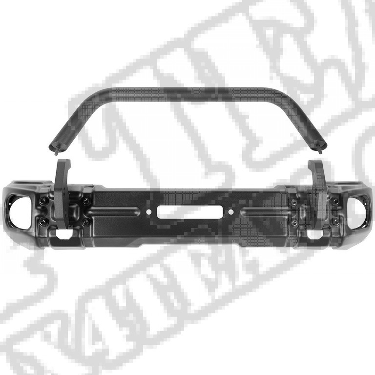 Zderzak przedni Arcus z odbojem; 07-18 Jeep Wrangler JK   