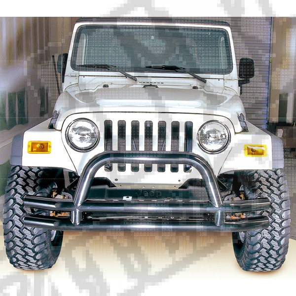 Zderzak rurowy z poprzeczką 76-06 Jeep CJ/Wrangler