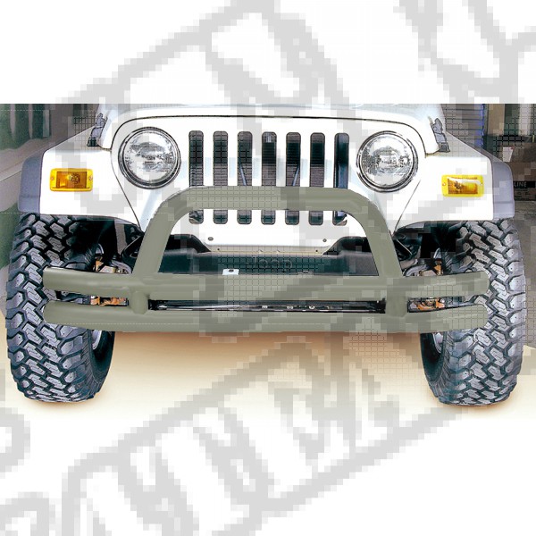 Zderzak rurowy przedni, tytanowy, 07-15 Jeep CJ/Wrangler