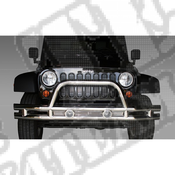 Zderzak rurowy przedni, stal nierdzewna, 07-15 Jeep Wrangler JK