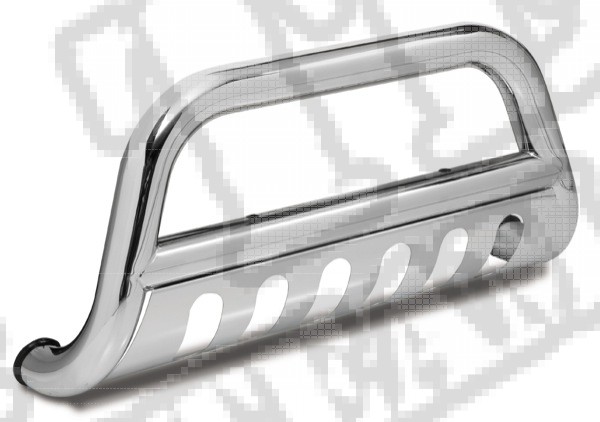Orurowanie czołowe z osłoną, czarne, 07-09 Jeep Wrangler JK