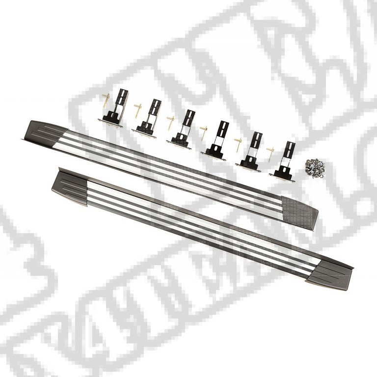 Stopnie boczne polerowane; 11-16 Jeep Grand Cherokee WK