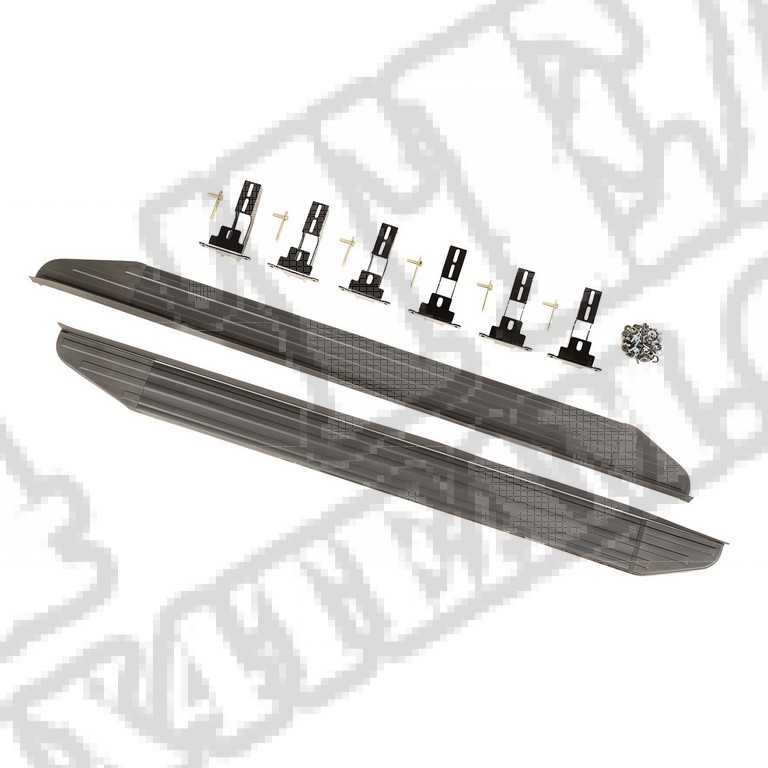 Stopnie boczne czarne; 11-16 Jeep Grand Cherokee WK