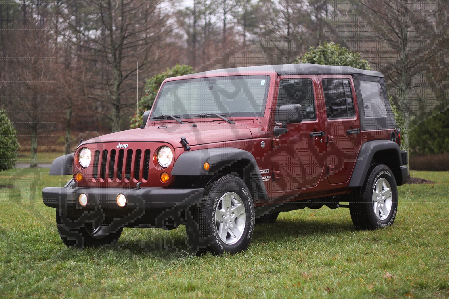 Zestaw nakładek błotników 07-15 Jeep Wrangler JK bez el.mocujących