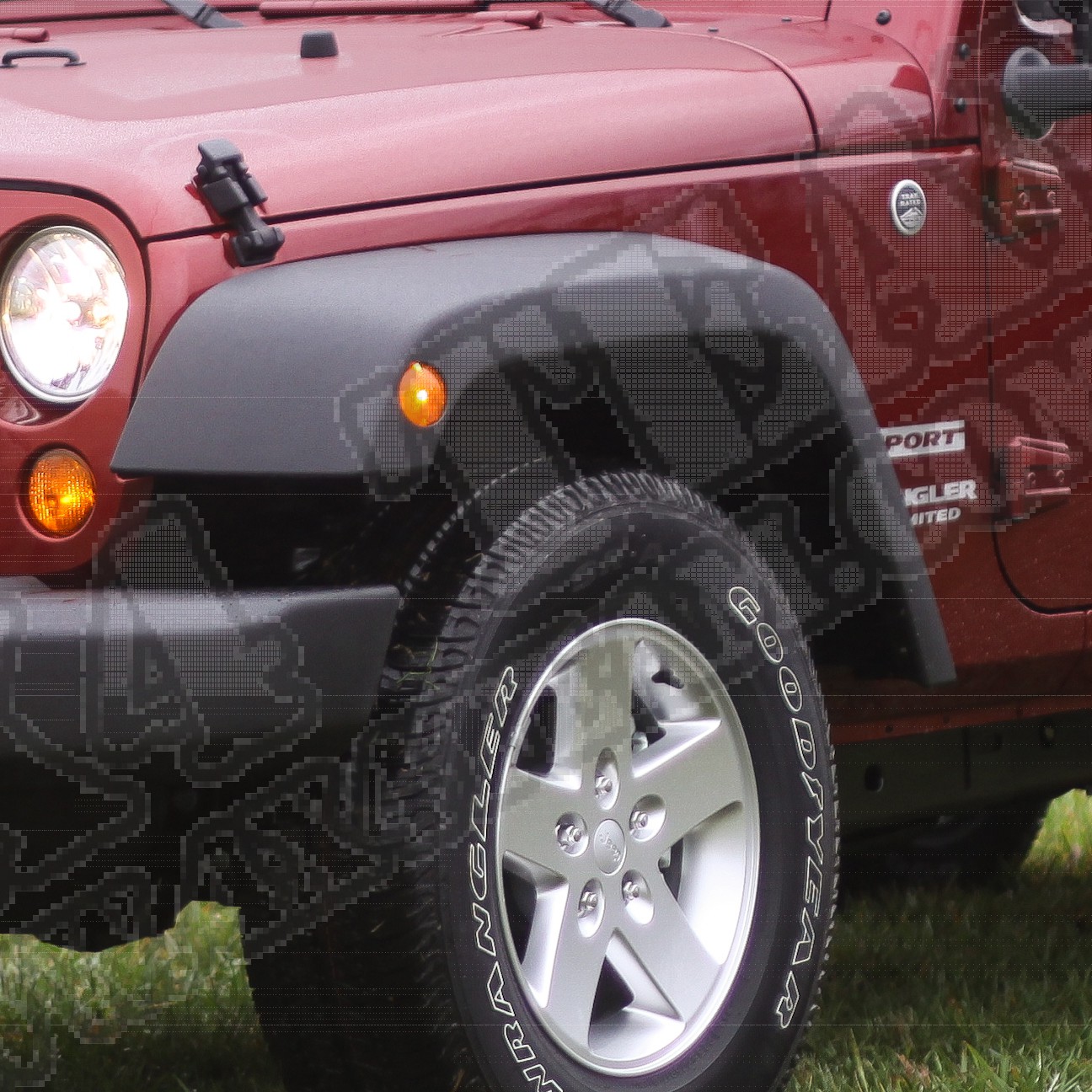 Nakładka błotnika lewy przód 07-15 Jeep Wrangler