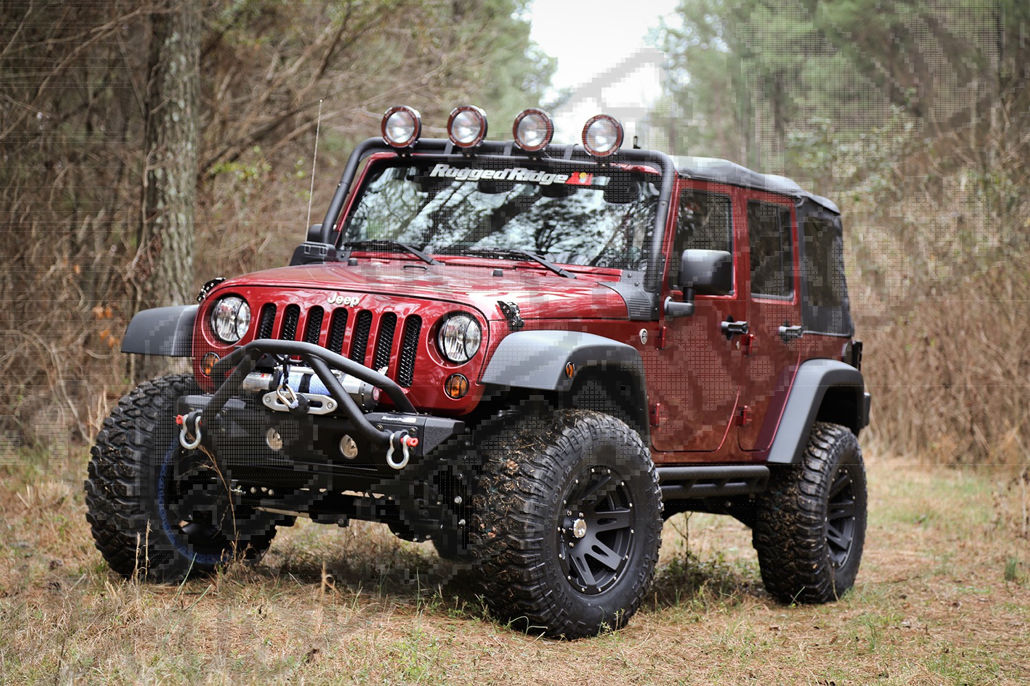Zestaw nakładek błotników 07-15 Jeep Wrangler JK 