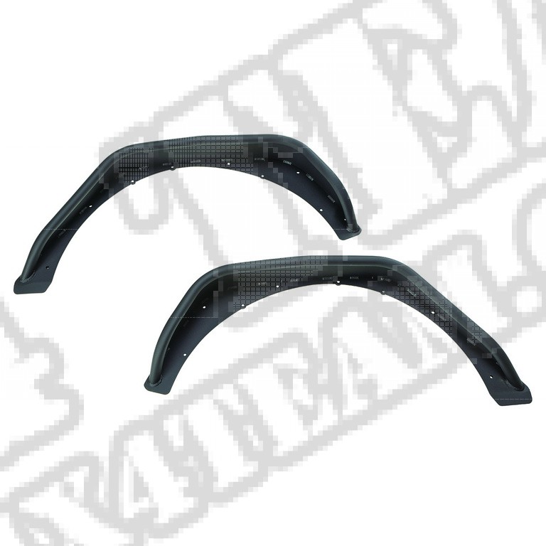 Tylne stalowe błotniki HD Tube Fenders; 18-19 Jeep Wrangler JL