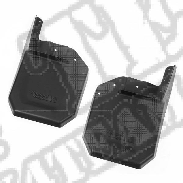 Zestaw chlapaczy przednich, czarny, 07-15 Jeep Wrangler JK