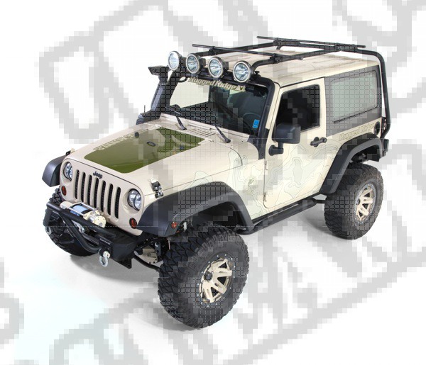 Bagażnik dachowy 07-15 Jeep Wrangler 2 drzw.