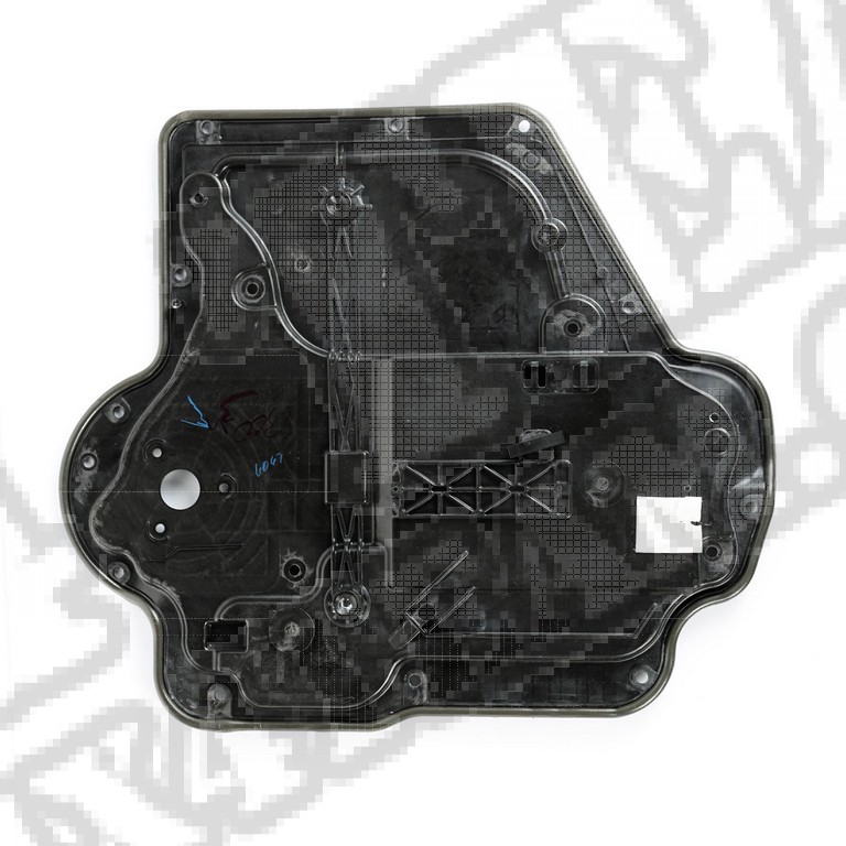 Płyta nośna panelu drzwiowego, zamek ręczny; przód prawy; 07-10 Wrangler JK/JKU
