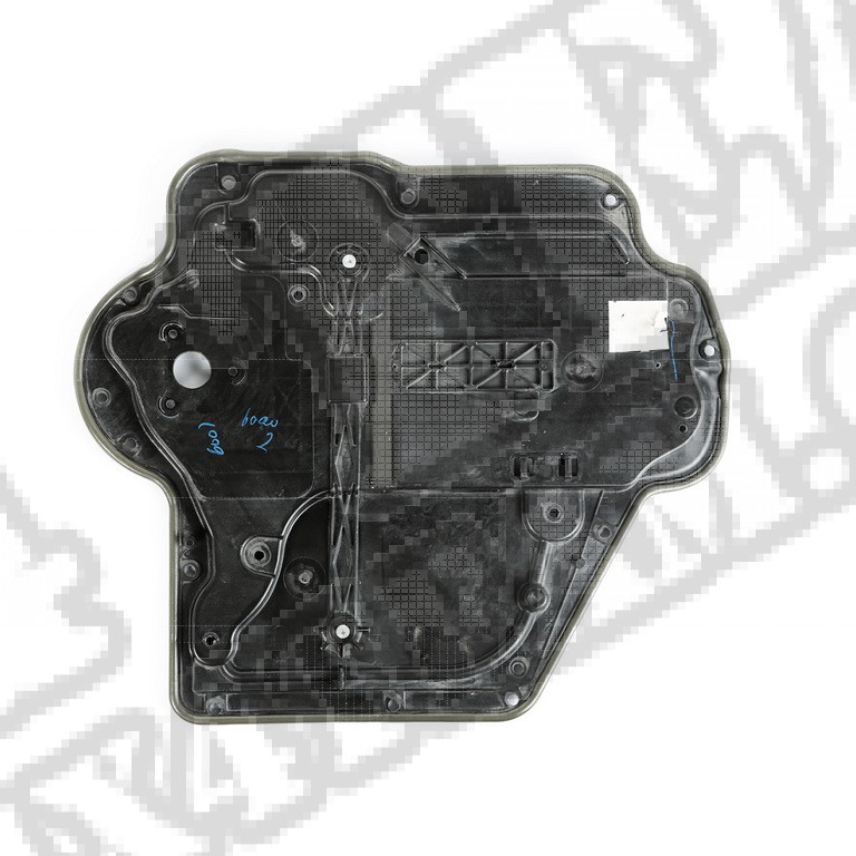 Płyta nośna panelu drzwiowego, zamek ręczny; przód lewy; 07-10 Wrangler JK/JKU