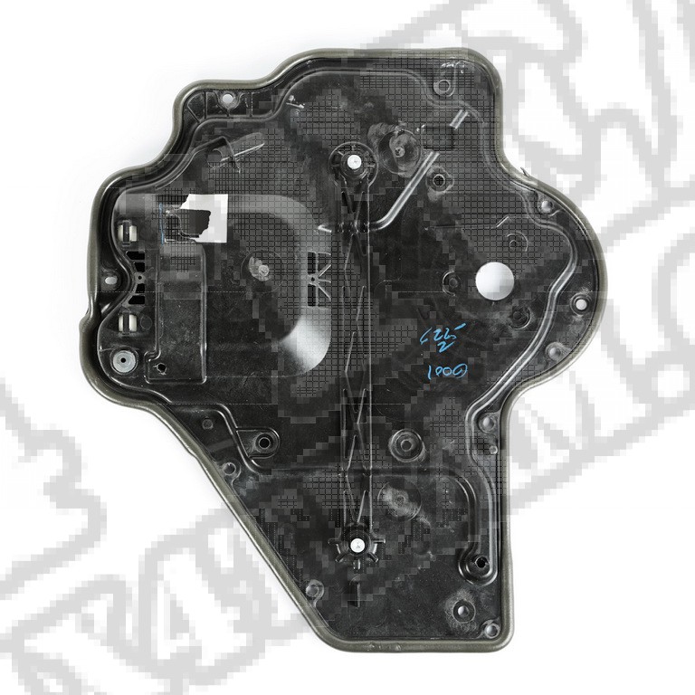 Płyta nośna panelu drzwiowego, zamek ręczny; tył prawy; 07-10 Wrangler JKU