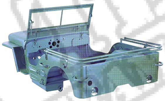 Zestaw nadwozia, stal, 44-45 Willys MB