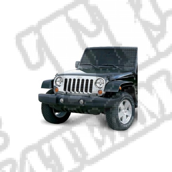 Nakładka atrapy, chrom, 07-15 Jeep Wrangler JK