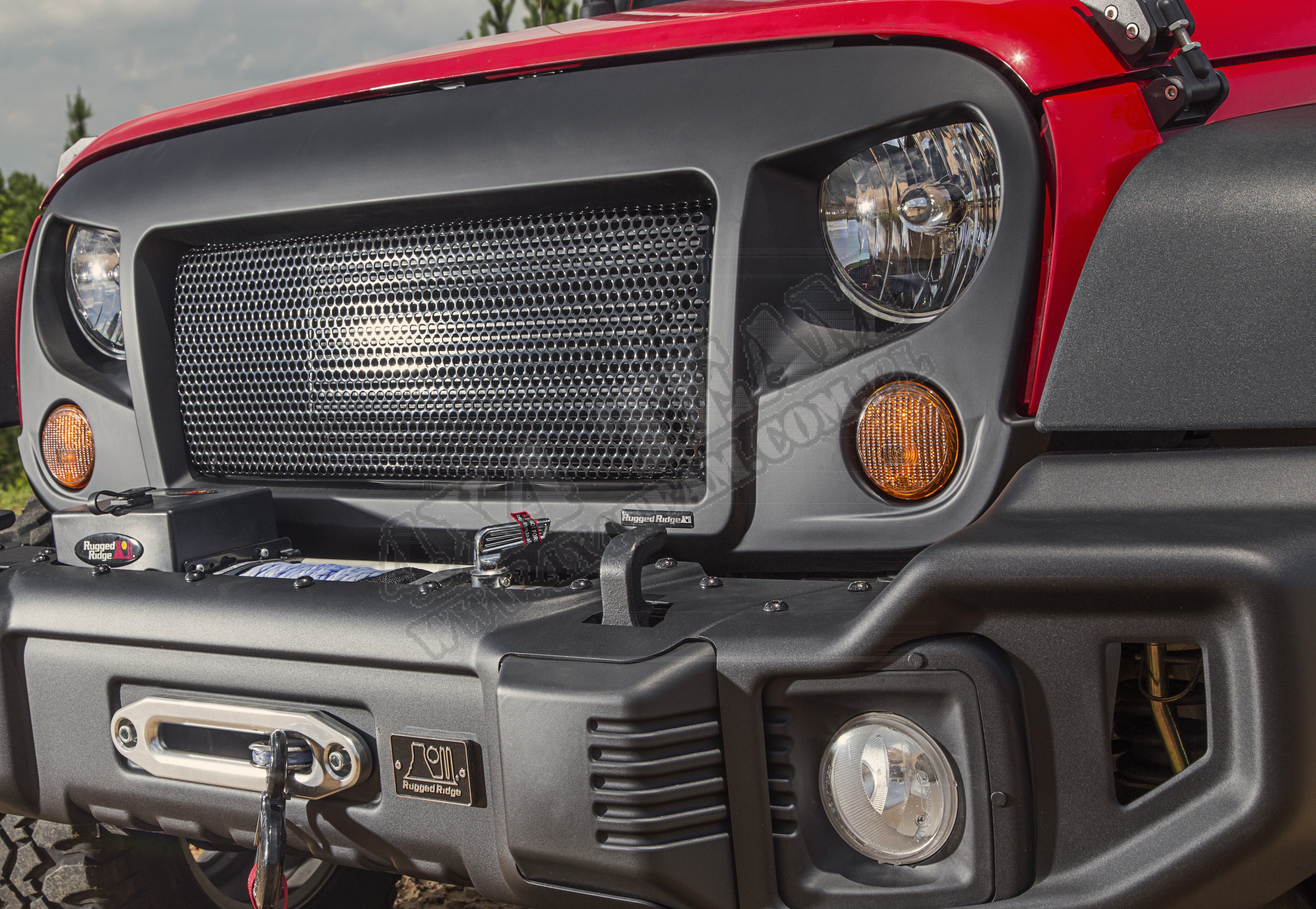 Grill Spartan; 07-15 Jeep Wrangler JK