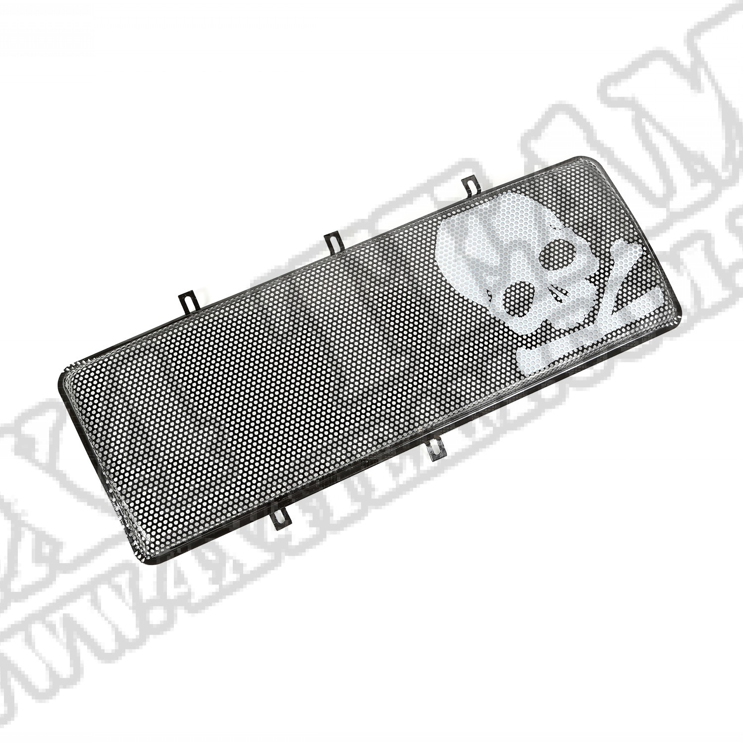 Wstawka grilla Spartan, Czaszka; 07-15 Jeep Wrangler JK