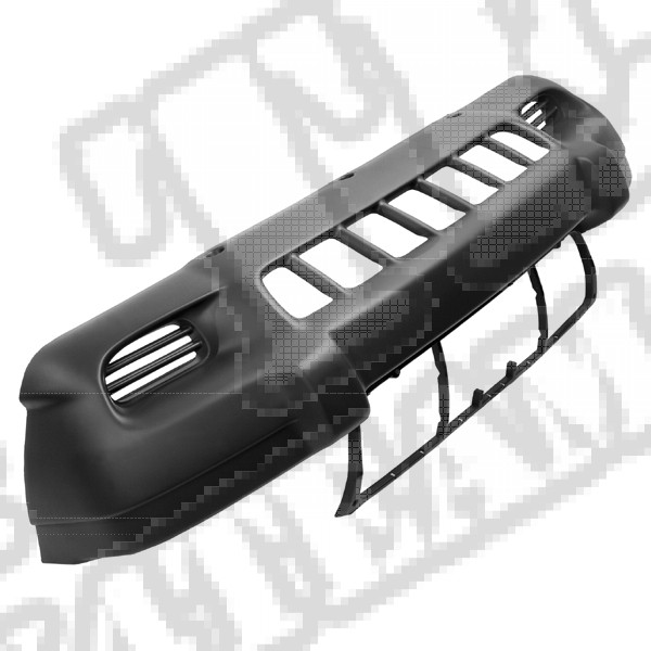 Zderzak przedni (poszycie), szare, 99-03 Jeep Grand Cherokee WJ Laredo