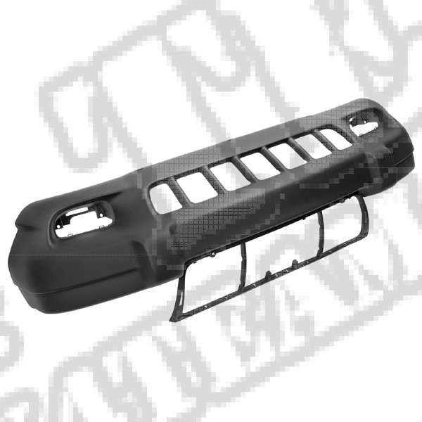 Zderzak przedni (poszycie), szare, 99-03 Jeep Grand Cherokee WJ Laredo