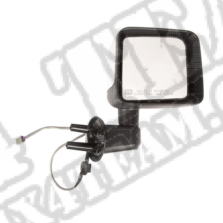 Lusterko boczne regulowane, ogrzewane, chromowana pokrywa, prawe, 2014 Jeep Wrangler JK 