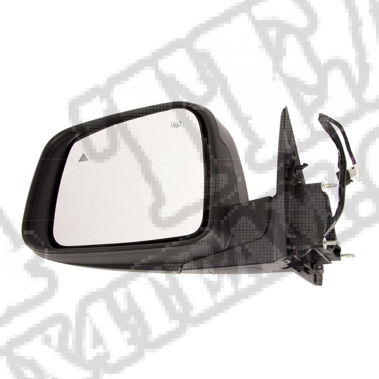 Lusterko boczne regulowane, ogrzewane, z pamięcią, kierunkowskazem i sygnalizacją "blind spot", lewe, 11-14 Jeep Grand Cherokee