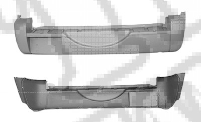 Zderzak tylny (poszycie) 05-07 Jeep Liberty KJ