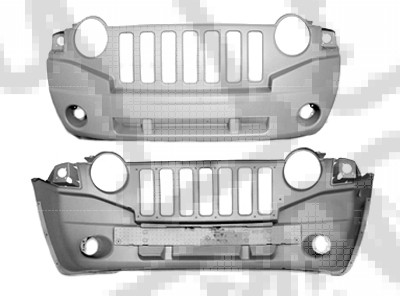 Zderzak przedni (poszycie) 07-10 Jeep Compass MK