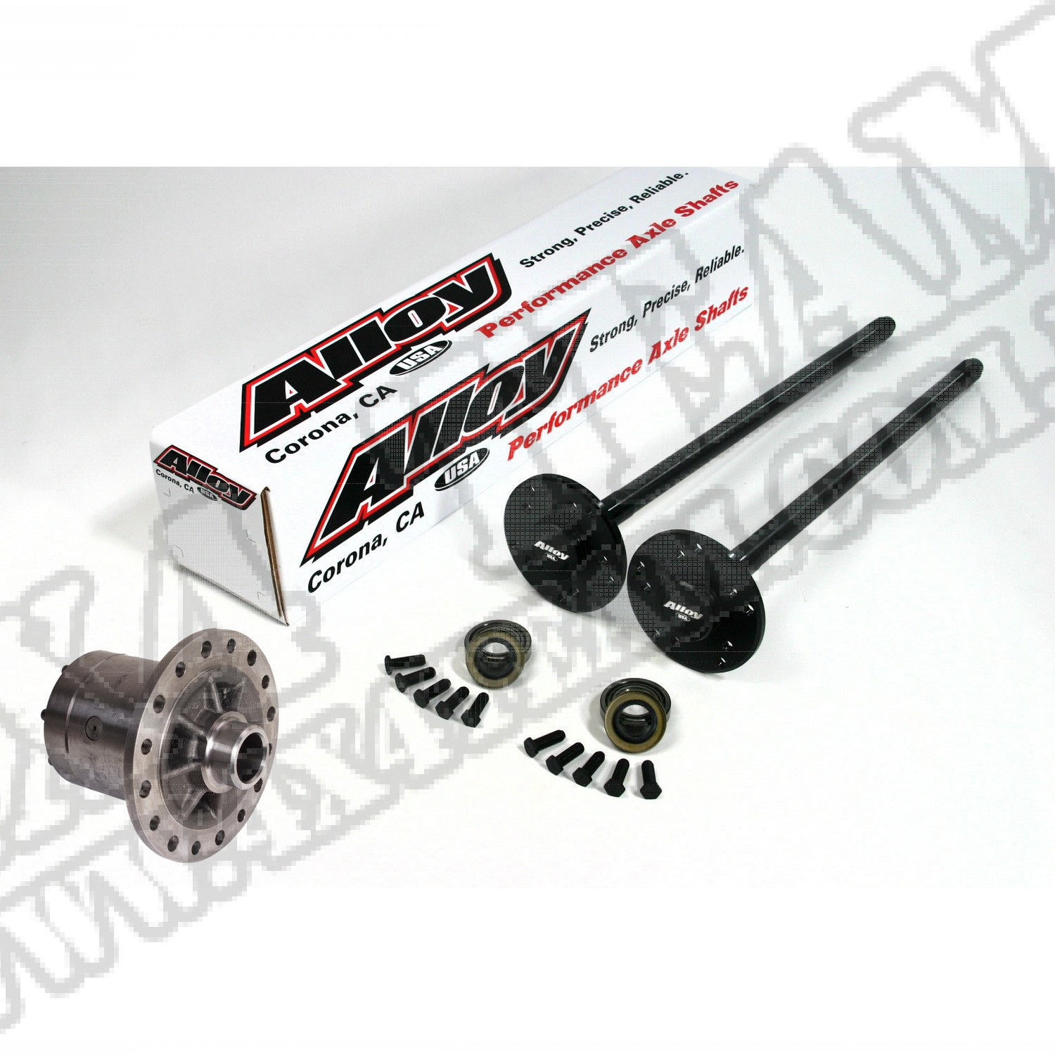 Axle Shaft Kit and Detroit Locker; 84-89 Jeep Models, Grande 35 Rear