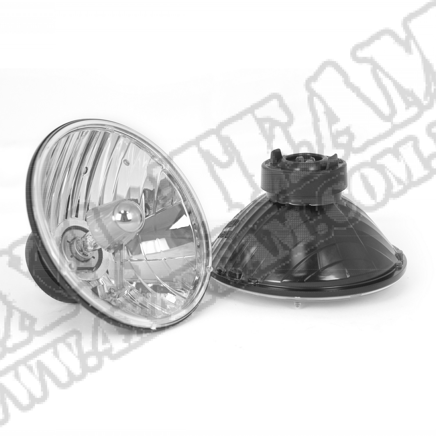 Lampy przednie H2, 7", 65-06 Jeep CJ/Wrangler