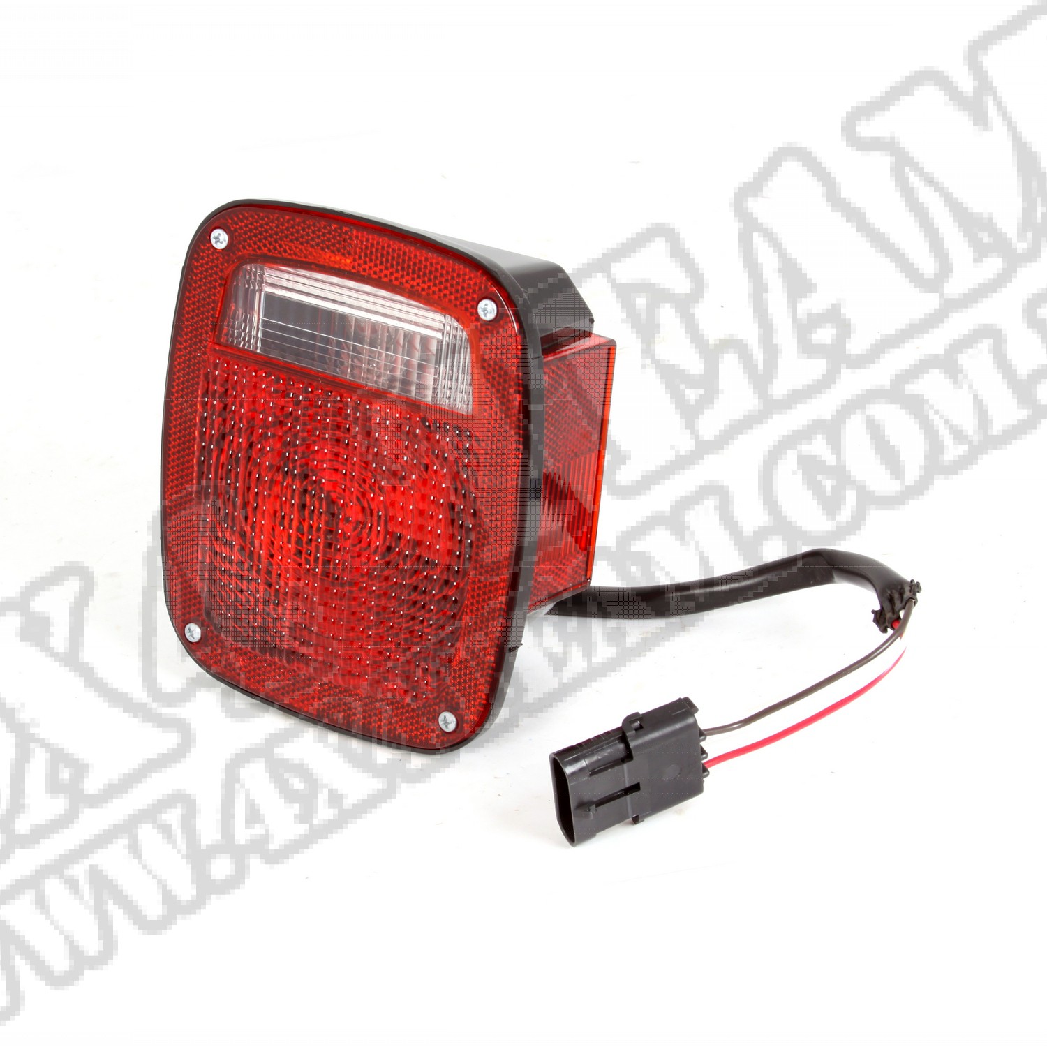 Tylna lampa czarna, prawa, 91-97 Wrangler YJ