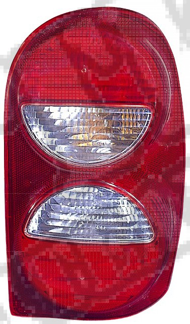 Tylna lampa, lewa, bez owiewki, 05-07 Jeep Liberty KJ