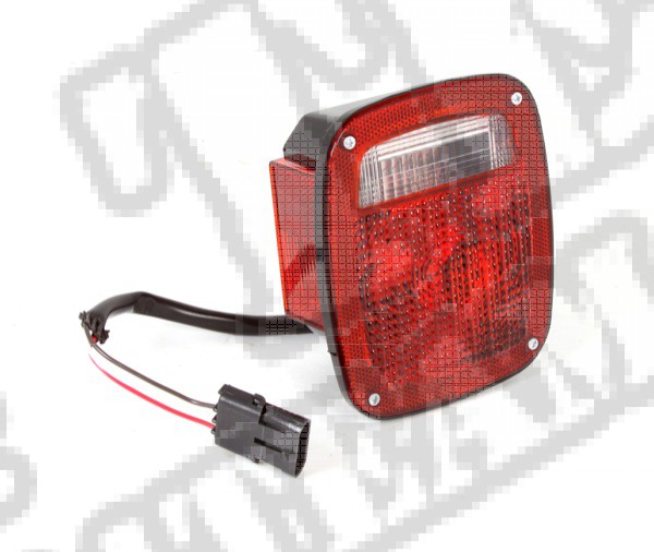 Tylna lampa czarna, lewa, 98-06 Wrangler TJ