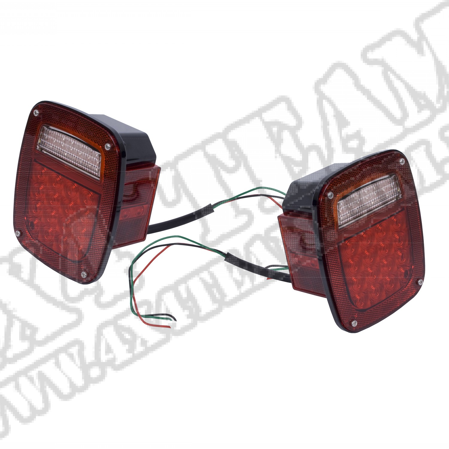 Zestaw tylnych lamp LED 76-06 Jeep CJ/Wrangler