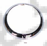 Ramki przednich lamp chrom 53-71 Jeep CJ 