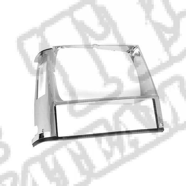 Ramka lampy przedniej prawej chrom 84-90 Jeep Cherokee XJ