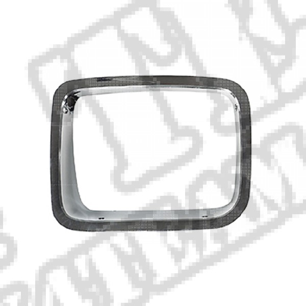 Ramka lampy przedniej lewej chrom 87-95 Jeep Wrangler YJ