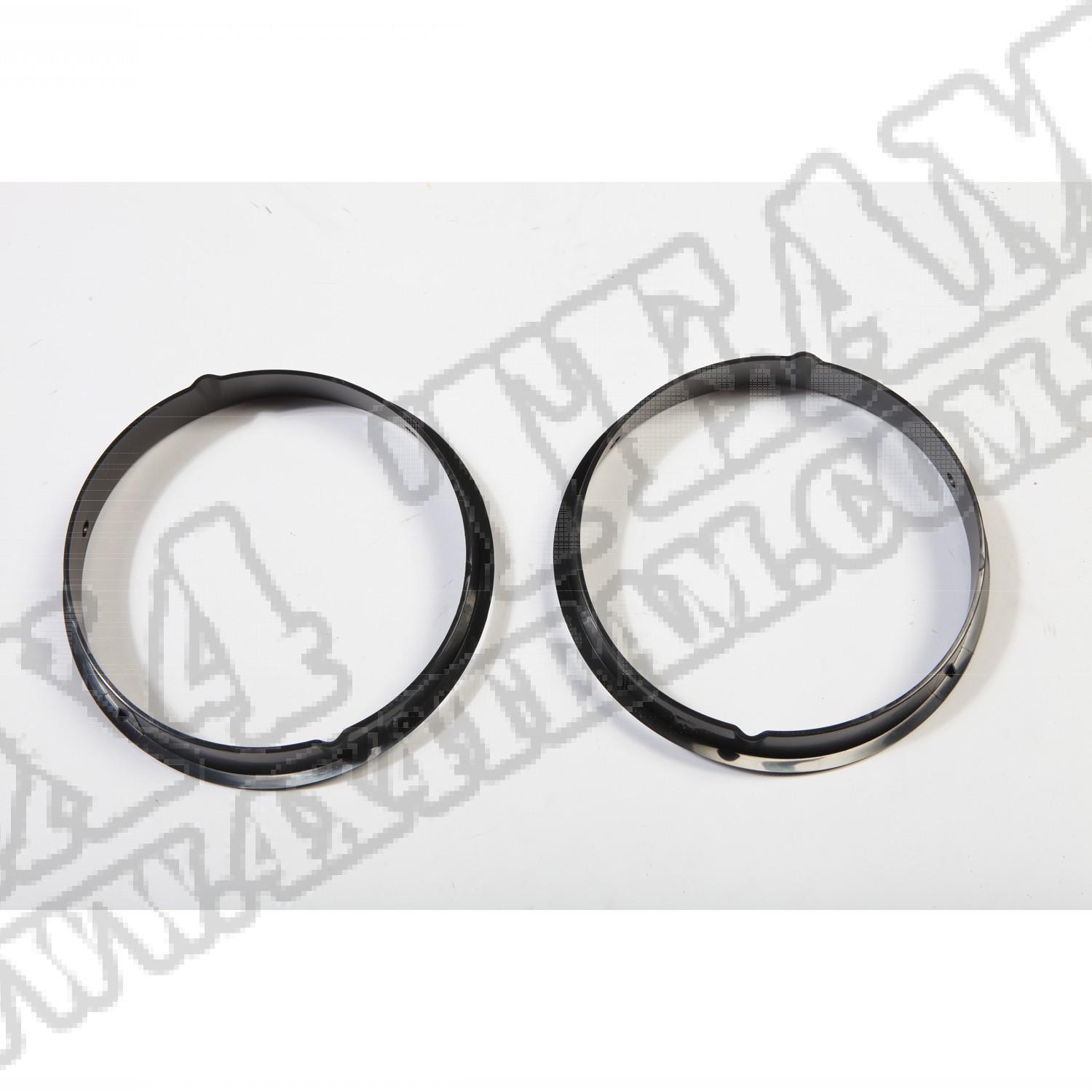 Zestaw ramek lamp przednich czarny 97-06 Jeep Wrangler
