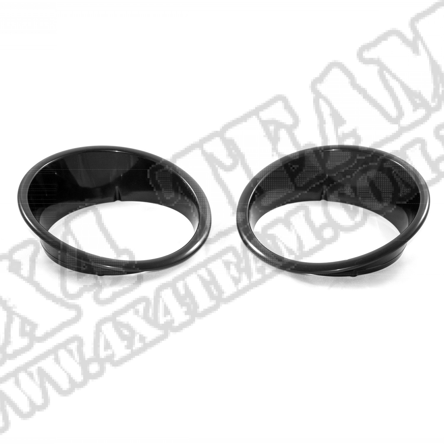 Zestaw ramek lamp przednich czarny 07-15 Jeep Wrangler JK