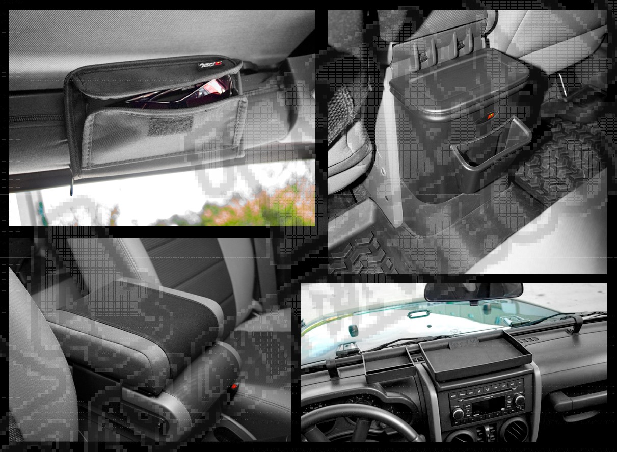 Zestaw schowków Comfort 07-10 Jeep Wrangler JK