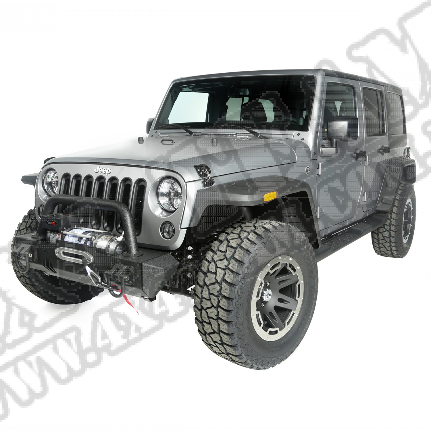 Pakiet akcesorii Rocky 13-15 Jeep Wrangler JK