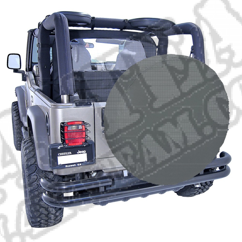 Pokrowiec koła zapasowego 33" czarny Diamond