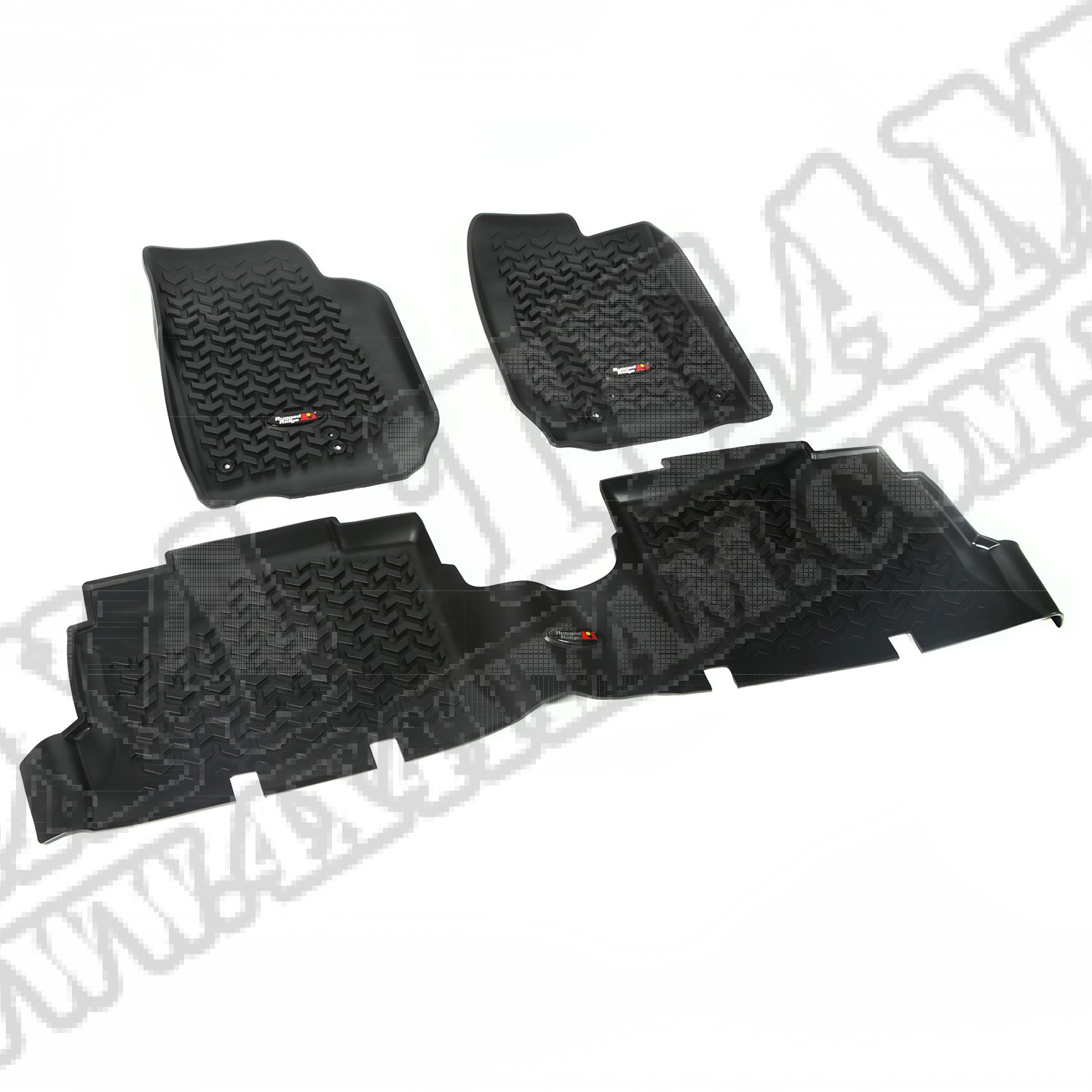 Zestaw dywaników, czarny, 07-15 Jeep Wrangler (JK) 4-drzwiowy
