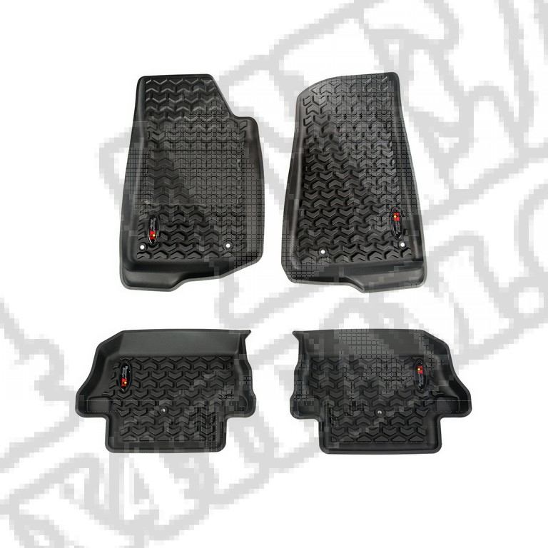 Komplet dywaników, czarny, 18-19 Jeep Wrangler JL, 2 drzwiowy