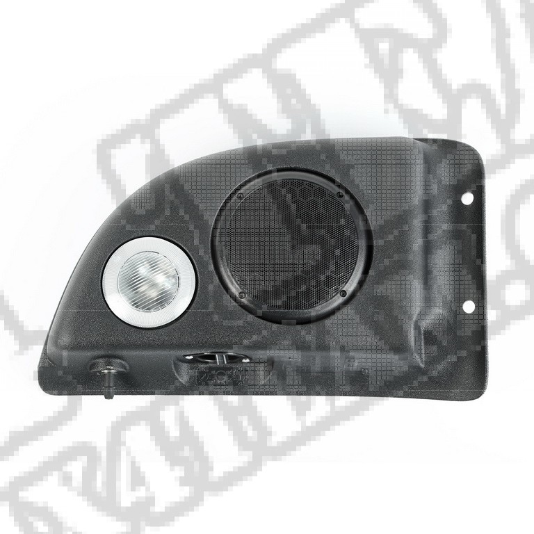 Zestaw fabrycznego głośnika, prawy, czarna obudowa; 03-06 Jeep Wrangler TJ/LJ